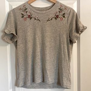 H&M Embroidered T-Shirt
